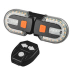 🚴 50% OFF NOW! 🔦 Bicycle Wireless Remote Control Turning Tail Light – Auto Brake Sensor, 30+ Light Modes & USB Rechargeable ⚡