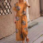 🔥Limited-time offer--Women's Loose Print Top ＆ Pants 2-Piece Set✨