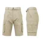 Men's Quick-Dry Cargo Shorts with Belt