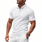 📢📢BIG SALE !!⏰50 % OFF !!Men's Quick-Dry Short-Sleeve Lapel T-Shirt