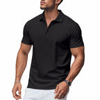 📢📢BIG SALE !!⏰50 % OFF !!Men's Quick-Dry Short-Sleeve Lapel T-Shirt