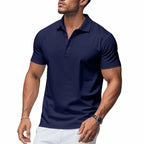 📢📢BIG SALE !!⏰50 % OFF !!Men's Quick-Dry Short-Sleeve Lapel T-Shirt