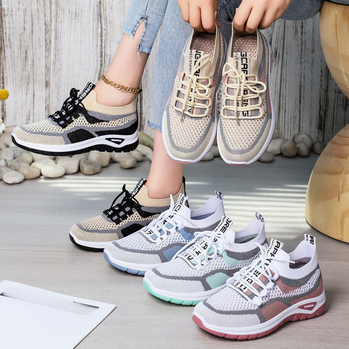 👟 Lightweight Comfort | Women's Breathable Lace-Up Walking Shoes—⌛Limited‑Time 53% OFF