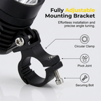L4X Motorcycle LED Auxiliary Spotlights