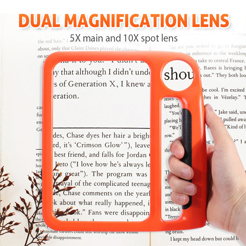 Rechargeable LED Magnifying Glass with 3 Light Modes
