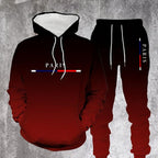 ⏳Time-Limited Special Free Shipping⏰Men's Gradient Tracksuit Set - Hoodie and Sweatpants