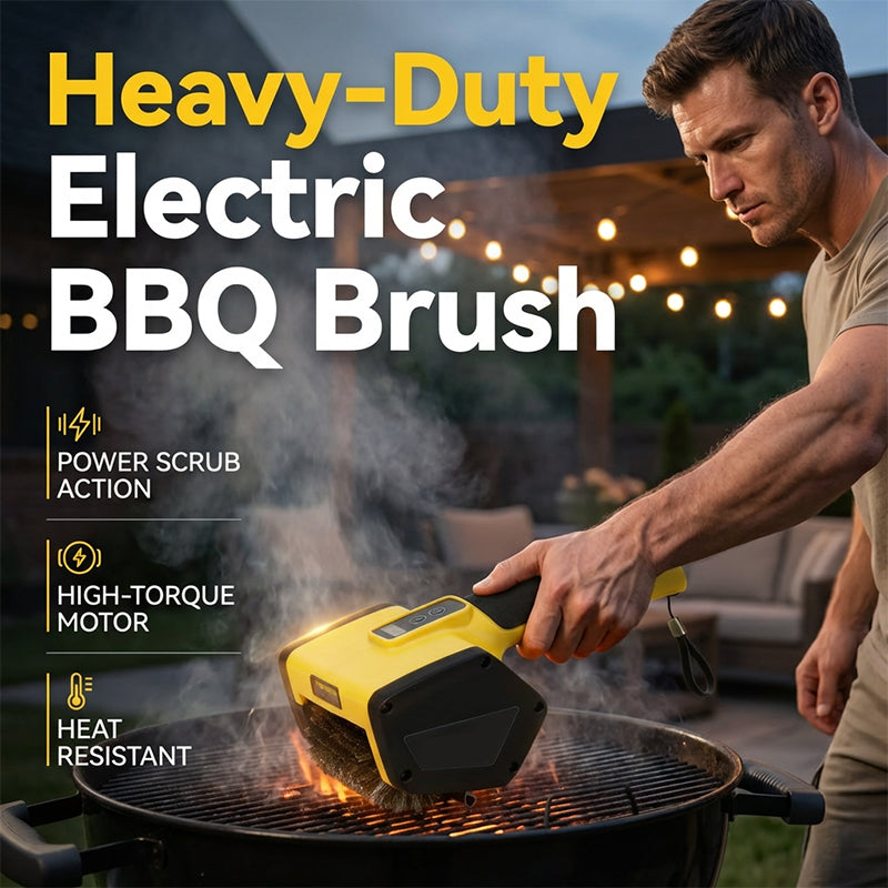 🔥Limited-time offer-Electric BBQ Grill Cleaning Brush