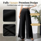 🌟New arrivals on sale-Women's Flowy Chiffon Wide-Leg Pants