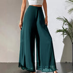 🌟New arrivals on sale-Women's Flowy Chiffon Wide-Leg Pants