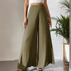 🌟New arrivals on sale-Women's Flowy Chiffon Wide-Leg Pants