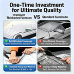 Thick Half Car Cover Sun Snow Protection