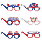 Funny Flag Party Photo Prop Glasses 6-Piece Set