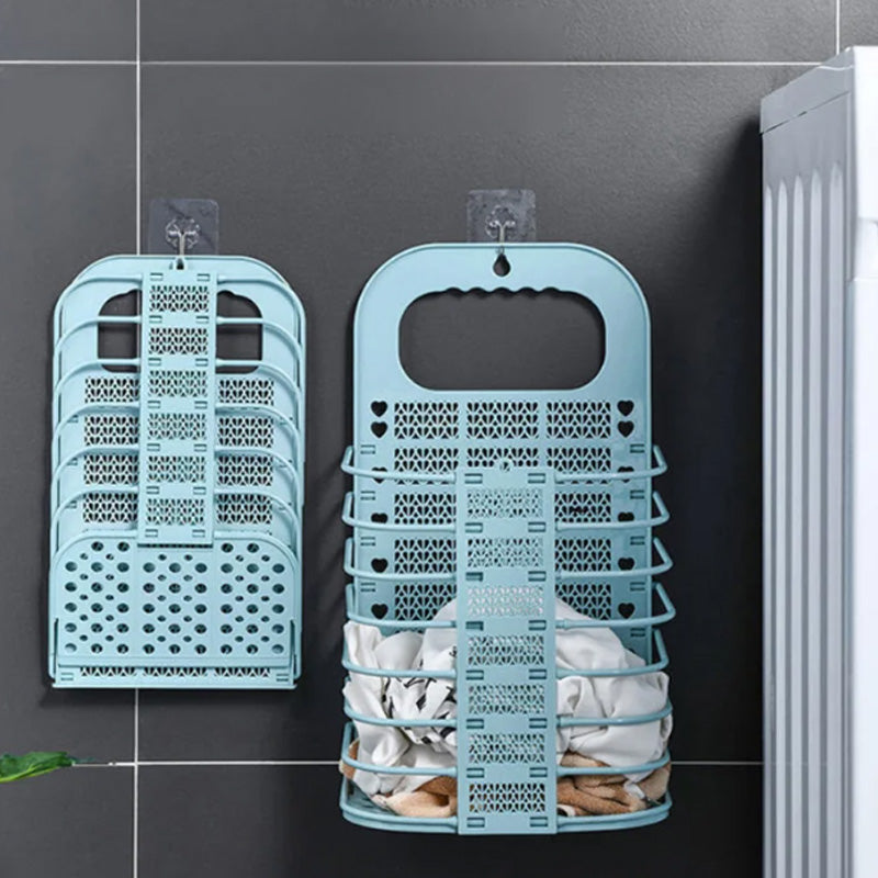 Foldable Wall-Mounted Laundry Basket