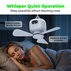 ⏳🔥LIMITED-TIME 50% OFF! 🌬️ Rechargeable Ceiling Fan with LED Lights – Cool & Bright Anywhere ✨