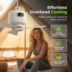 ⏳🔥LIMITED-TIME 50% OFF! 🌬️ Rechargeable Ceiling Fan with LED Lights – Cool & Bright Anywhere ✨
