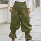 ⏳Limited-time 50% off⏰Women's Pleated Lantern Pants with Ruffled Cuffs👖