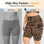 Women's High-Waisted Yoga Shorts with Pockets