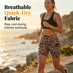 Women's High-Waisted Yoga Shorts with Pockets