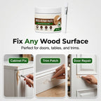 🖌️ No Sanding Needed! Easy Wood Repair Paste with Tool – Just Fill & Done. 🚀