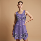 ⌛Limited-Time Offer-Women's Sleeveless Floral Button Down Dress