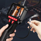 🔧 50% OFF NOW! 📹 6mm Handheld Automotive Endoscope – Articulating Camera, HD Monitor, LED Illumination & Semi-Rigid Cable for Precision Inspection ✨
