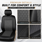 Universal PU Leather Car Seat Cover Set