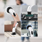 🧽 2026 Sale — Over 33,800 Sold! ⚡ 8-in-1 Electric Scrub Brush – Spin Away Stubborn Grime ✨