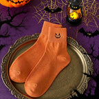 🎉 2026 Sale — Over 34,000 Sold! 🎃 Breathable Halloween Crew Socks – Pumpkin Detail & Unisex Fit 🧦