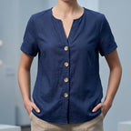 Women's Summer Casual V-Neck Top