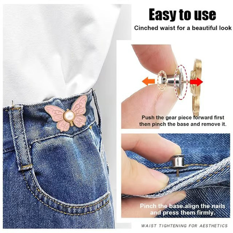 Removable Butterfly Waist Adjustment Buckle（3pcs/set)