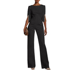 New Arrival✨🌸 Slim-Fit Wide-Leg Jumpsuit with Beaded Detail