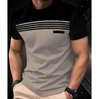 ⌛Limited-Time Offer-Men's Casual Printed Short Sleeve Crewneck T-Shirt