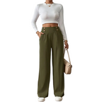Women's High-Waist Wide-Leg Trousers
