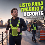 🦺✨ High-Visibility Reflective Vest – Practical Pocket, Comfortable Fit, and Total Safety for Day and Night Running 🌙🏃‍♂️