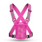 🦺✨ High-Visibility Reflective Vest – Practical Pocket, Comfortable Fit, and Total Safety for Day and Night Running 🌙🏃‍♂️