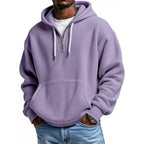 ⏰️LIMITED-TIME 50% OFF & FREE SHIPPING! ✨Men's Knit Quarter-Zip Hoodie Sweatshirt