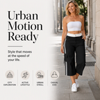 👖New Arrivals - Side-Stripe Capri Cargos with Pockets – Relaxed Fit & Sporty Edge for Everyday Wear