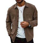 Men's Casual Corduroy Shirt Jacket