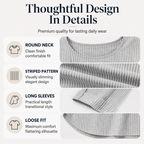 ⌛Limited-Time Offer🛍️Perfect Fit—Women's Casual Striped Long-Sleeve Top