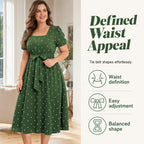 ⌛Limited-Time Offer-Women's Plus Size Polka Dot Dress 