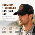 Men's Breathable Mesh Baseball Cap
