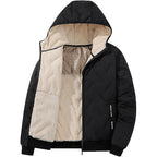 ❄️ Men’s Warm Zipper Hooded Coat – Winter Comfort Meets Everyday Style