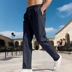 👖 LIMITED-TIME 50% OFF! ✨ Men's Straight-Leg Dress Pants with Drawstring