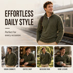 Men's Half Zip Polar Fleece Pullover