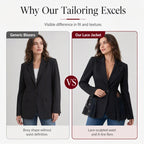 Women Lace Patchwork Blazer Jacket
