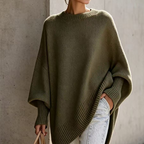 ☁️ Cozy Everyday Comfort | Women's Plus-Size Crew-Neck Pullover Sweater