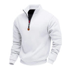 🍂 Easy Everyday Comfort | Men's Warm-Lined Stand-Collar Quarter-Zip Pullover