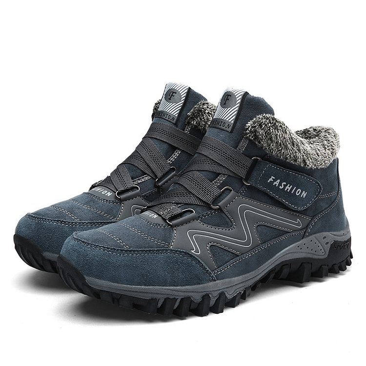 🥰Up to 50% OFF🔥PREMIUM Snowy Villi Leather Ankle Boots
