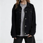 Women's Oversized Washed Denim Jacket