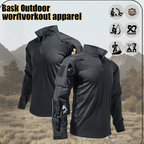 🦾 Built Tough, Moves Easy | Men's Multi-Pocket Quarter-Zip Tactical Top